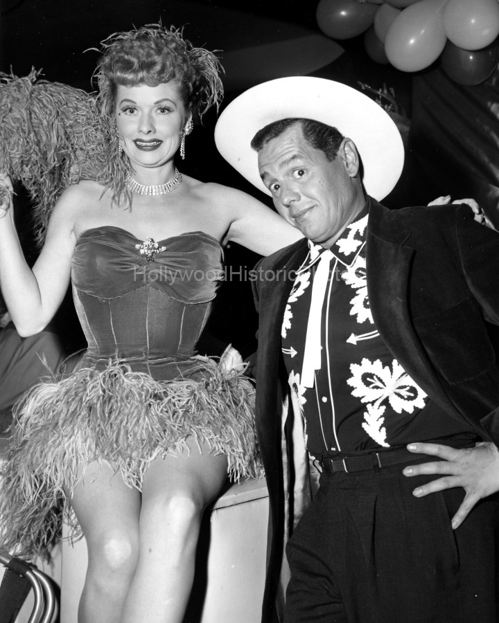 Lucille Ball 1956 With Desi Arnaz at costume.jpg